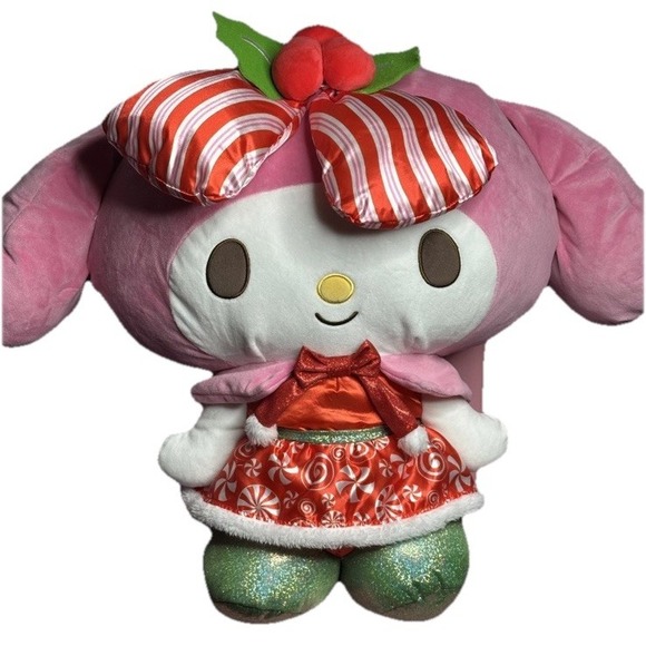 Hello Kitty & Friends Other - Hello Kitty Sanrio My Melody Christmas Holiday Mistletoe Jumbo Large Plush Gift